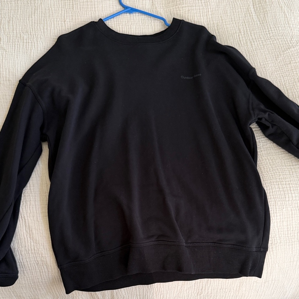 Outdoor Voices Black Sweatshirt